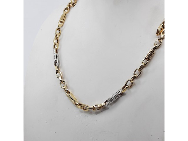 Collier, 14 karaats - afbeelding 2 van  8