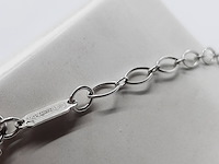 Collier, 18 karaats met platina hanger - afbeelding 10 van  11