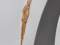 Collier en paar oorhangers, 20 karaats - afbeelding 5 van  18
