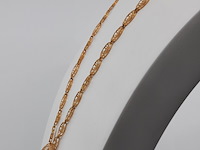 Collier en paar oorhangers, 20 karaats - afbeelding 6 van  18