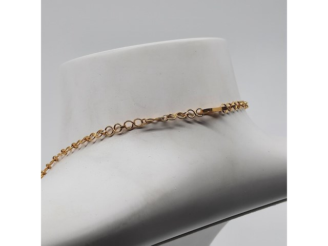 Collier en paar oorhangers, 20 karaats - afbeelding 8 van  18