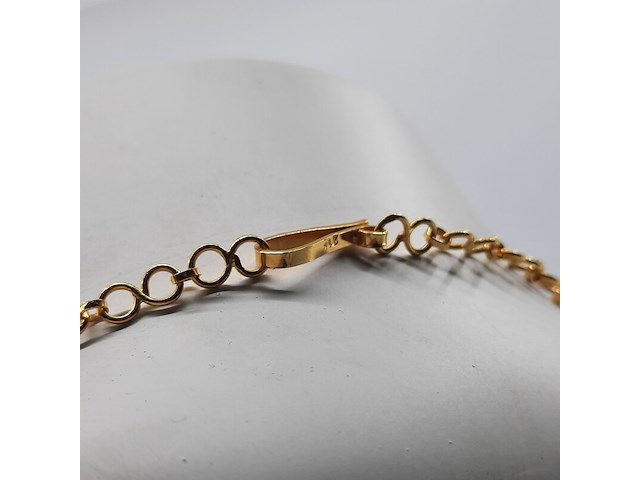 Collier en paar oorhangers, 20 karaats - afbeelding 9 van  18