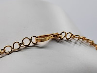 Collier en paar oorhangers, 20 karaats - afbeelding 9 van  18