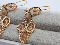 Collier en paar oorhangers, 20 karaats - afbeelding 12 van  18