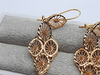 Collier en paar oorhangers, 20 karaats - afbeelding 13 van  18