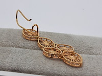 Collier en paar oorhangers, 20 karaats - afbeelding 17 van  18