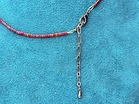 Collier gedecoreerd met 'rose' pendant - afbeelding 6 van  6