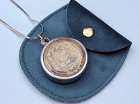Collier met boeddhistisch 'hiëroglief' amulet hanger - afbeelding 3 van  6