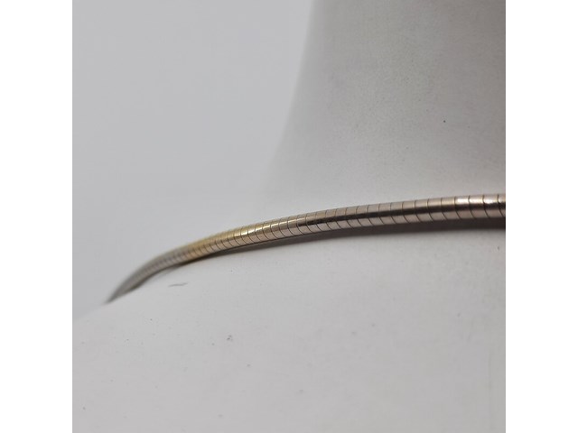 Collier met hanger, 14 karaats - afbeelding 2 van  10