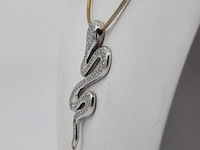 Collier met hanger, 14 karaats - afbeelding 6 van  10