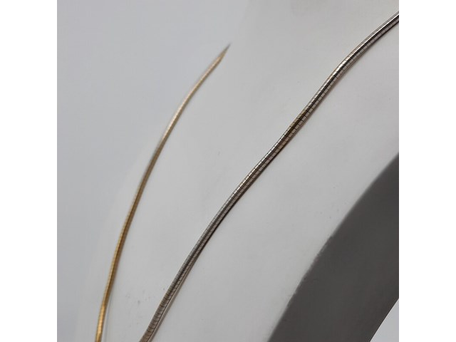 Collier met hanger, 14 karaats - afbeelding 7 van  10