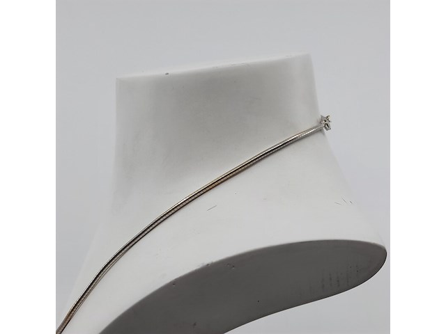 Collier met hanger, 14 karaats - afbeelding 8 van  10