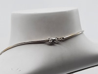 Collier met hanger, 14 karaats - afbeelding 9 van  10