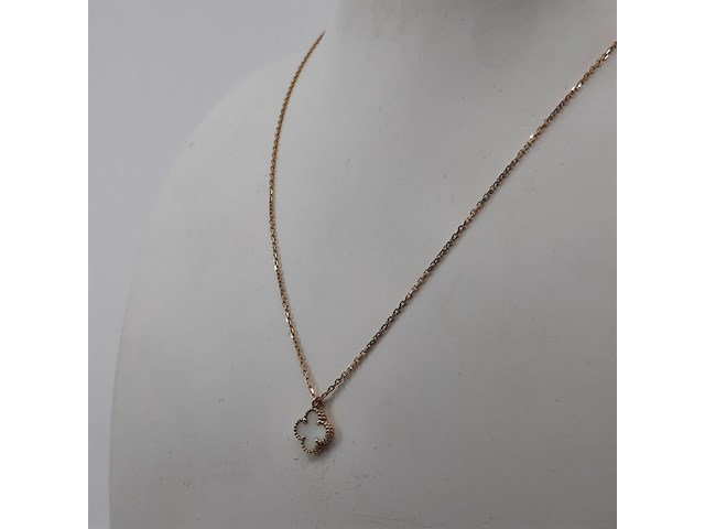 Collier met hanger, 18 karaats, van cleef & arpels, alhambra - afbeelding 7 van  14