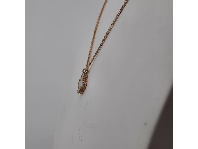 Collier met hanger, 18 karaats, van cleef & arpels, alhambra - afbeelding 10 van  14