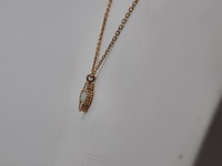 Collier met hanger, 18 karaats, van cleef & arpels, alhambra - afbeelding 10 van  14