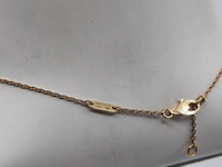 Collier met hanger, 18 karaats, van cleef & arpels, alhambra - afbeelding 13 van  14