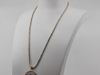 Collier met hanger, 18 karaats