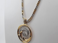 Collier met hanger, 18 karaats - afbeelding 5 van  10