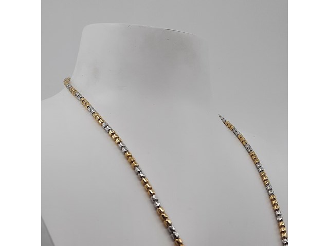 Collier met hanger, 18 karaats - afbeelding 8 van  10