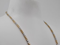 Collier met hanger, 18 karaats - afbeelding 8 van  10