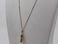 Collier met hanger, 18 karaats - afbeelding 3 van  10