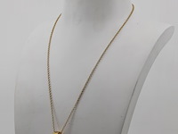 Collier met hanger, 18 karaats - afbeelding 1 van  10