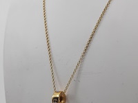 Collier met hanger, 18 karaats - afbeelding 3 van  10