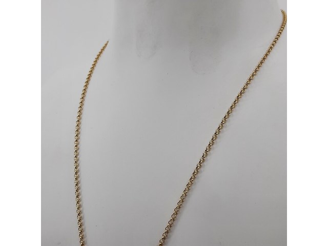 Collier met hanger, 18 karaats - afbeelding 4 van  10