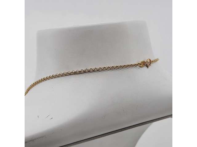 Collier met hanger, 18 karaats - afbeelding 7 van  10