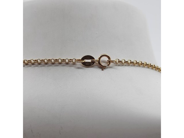 Collier met hanger, 18 karaats - afbeelding 9 van  10