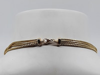 Collier met hanger, 18 karaats - afbeelding 3 van  12