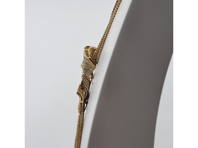 Collier met hanger, 18 karaats - afbeelding 10 van  12