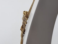 Collier met hanger, 18 karaats - afbeelding 10 van  12