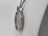 Collier met hanger, 18 karaats - afbeelding 5 van  7