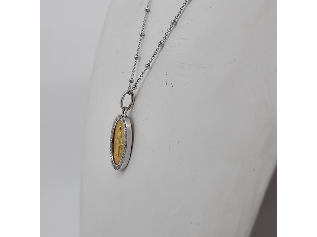 Collier met hanger, 18 karaats - afbeelding 5 van  10