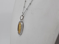 Collier met hanger, 18 karaats - afbeelding 5 van  10