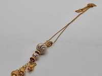 Collier met hanger, 22 karaats - afbeelding 1 van  6