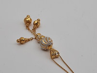 Collier met hanger, 22 karaats - afbeelding 6 van  6