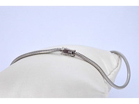 Collier met peer vorm diamant 3.50 carat en natuurlijke diamanten - afbeelding 8 van  10