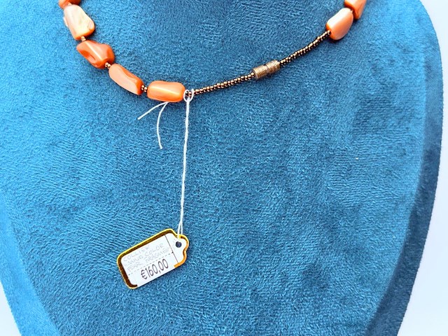 Collier ''sand colour pearl fragments'' - afbeelding 4 van  5