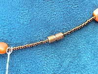 Collier ''sand colour pearl fragments'' - afbeelding 5 van  5
