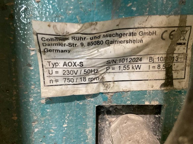 Collomix aox-s mixer - afbeelding 4 van  4