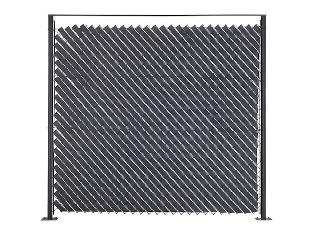 Colorado woodlook strips privacylamel antraciet - afbeelding 2 van  4