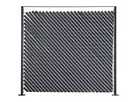 Colorado woodlook strips privacylamel antraciet - afbeelding 2 van  4