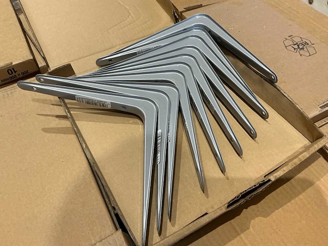 Colorite silver wandplankbeugels - afbeelding 3 van  8