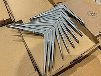 Colorite silver wandplankbeugels - afbeelding 3 van  8