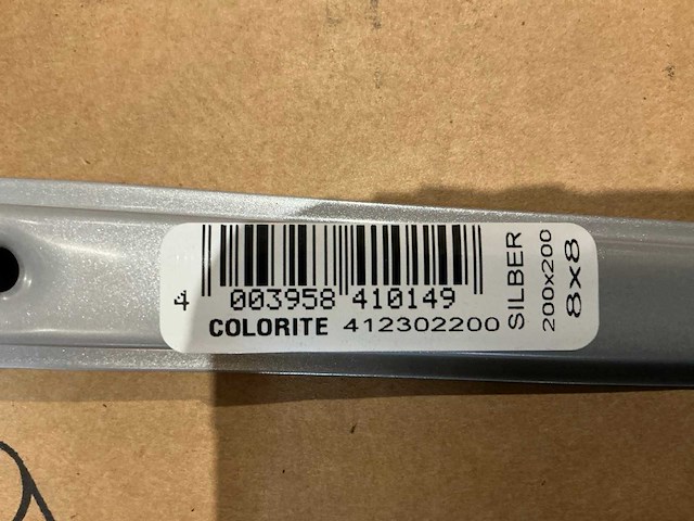 Colorite silver wandplankbeugels - afbeelding 5 van  8