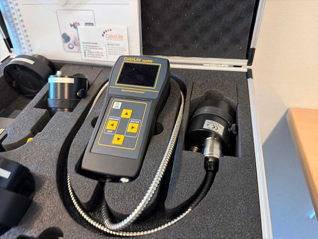 Colorlite sph900 spectrofotometer kleurmeter set incl. ca10-ls meetstation & koffer - afbeelding 3 van  4