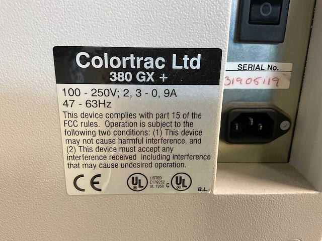 Colortrack 380 gx grootformaat scanner - afbeelding 6 van  6